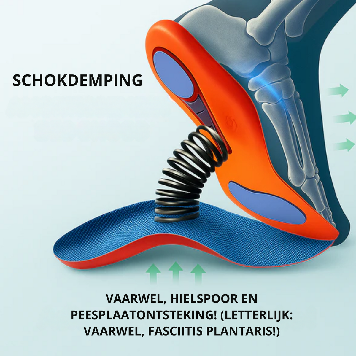 Paar orthopedische inlegzolen