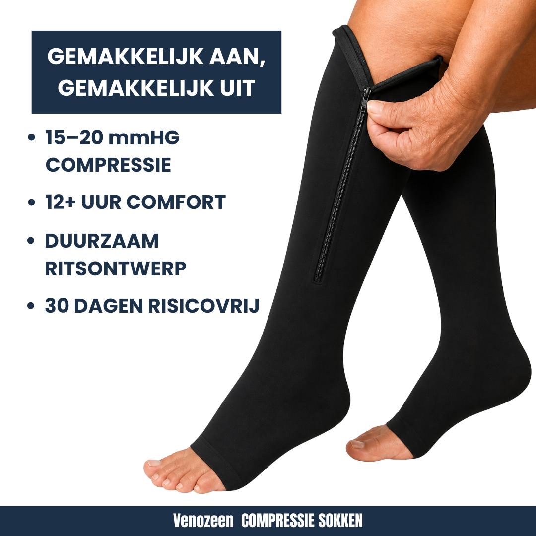 Venozeen | Compressiekous met zijrits