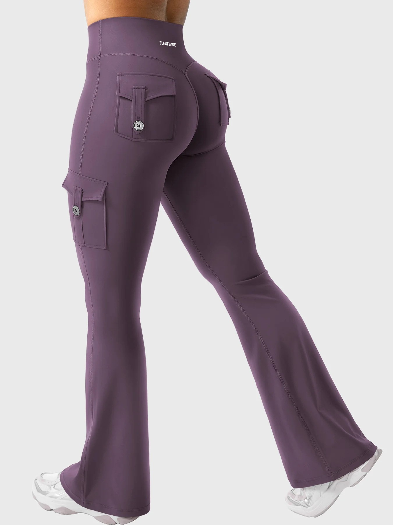 FlexFlare | Cargo Legging - Donkere Bes