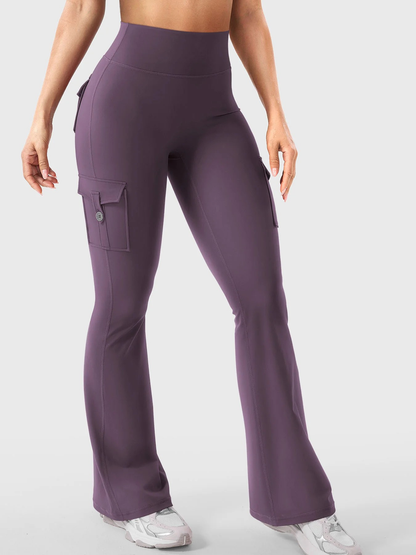 FlexFlare | Cargo Legging - Donkere Bes