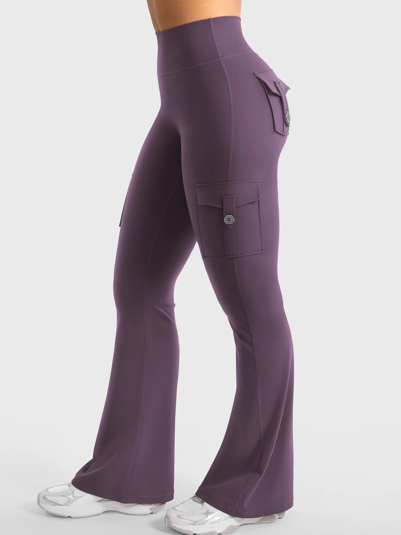 FlexFlare | Cargo Legging - Donkere Bes