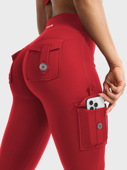 FlexFlare | Cargo Legging - Rood