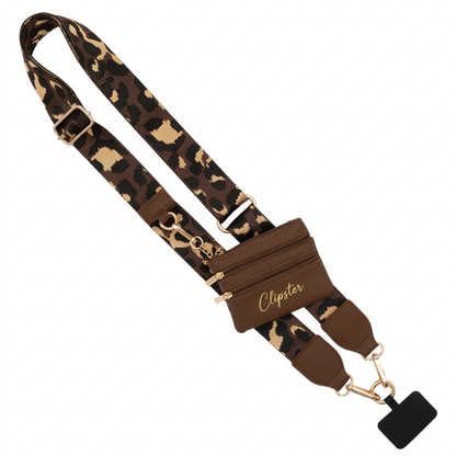 Clip & Go-riem met tasje – Luipaardcollectie