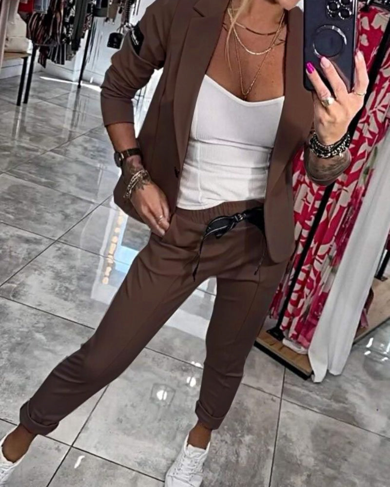 Malou Set | Top, Blazer & Broek