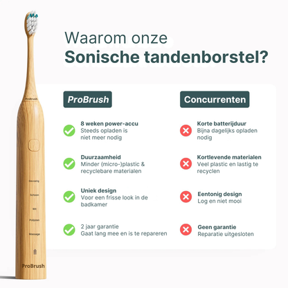 ProBush | Duurzame sonische tandenborstel
