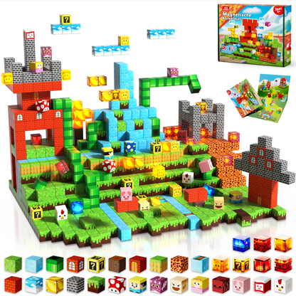 Sterrenfort - Magnetische Bouwtegels STEM Speelgoed | 2025 Glow-collectie | 2cm