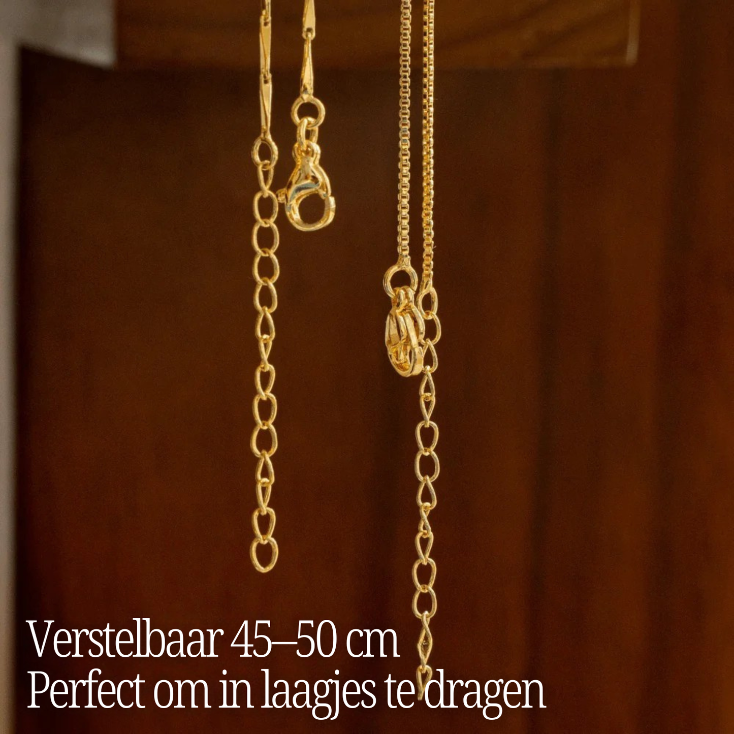 GemLetter | 14K Ketting met Diamanten Initiaal Hanger