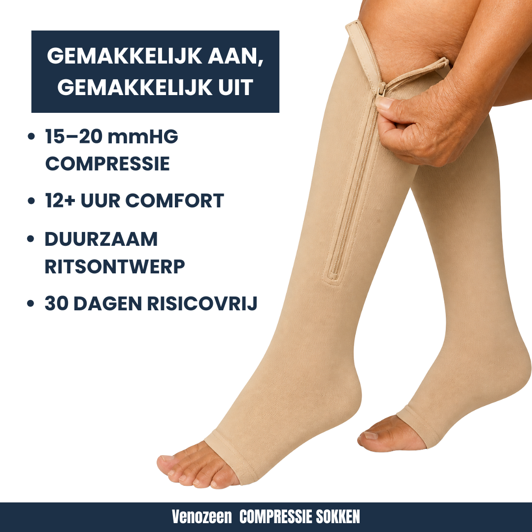 Venozeen | Compressiekous met zijrits