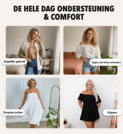VersaBra | Beugelvrije anti-slip bandeau