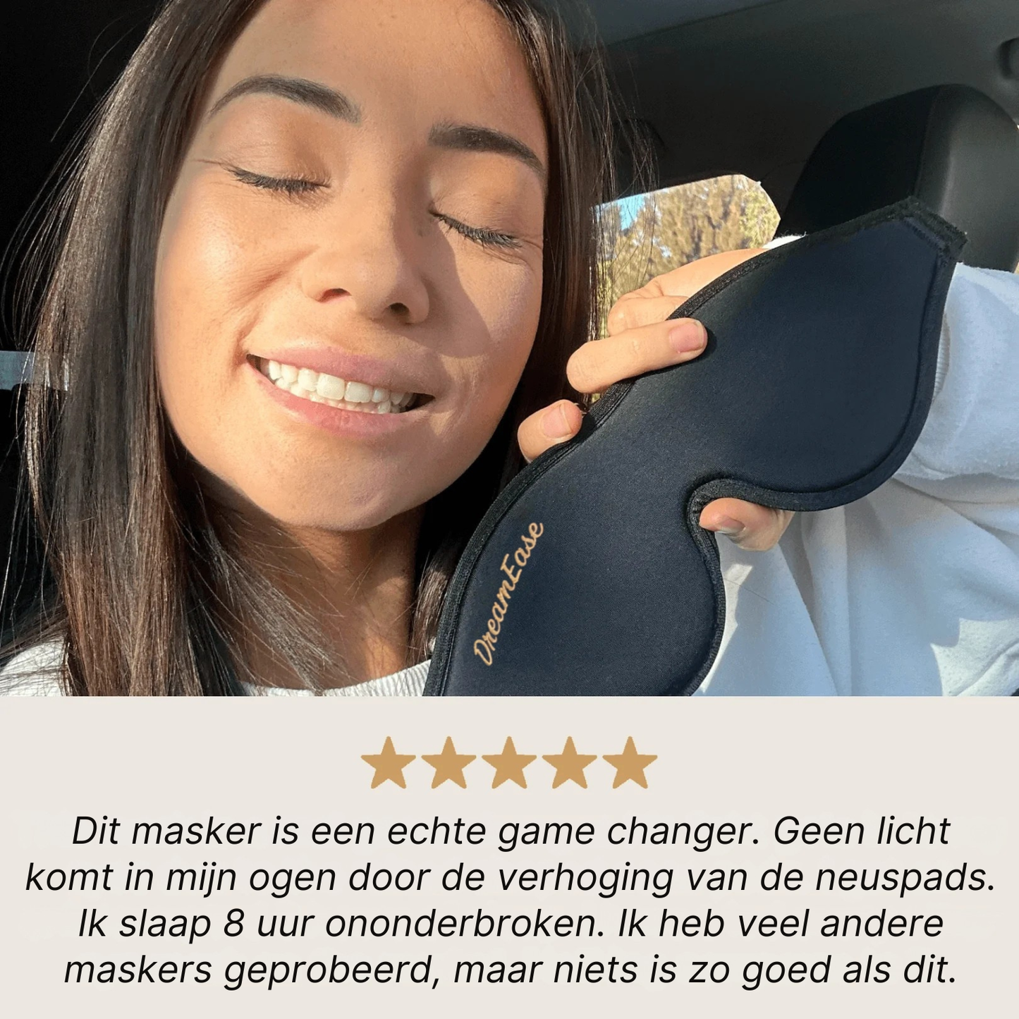 DreamEase | Memoryfoam Verduisterend masker 