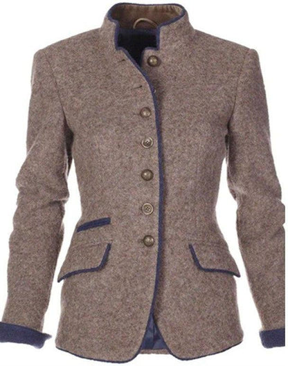 Aura | Elegante Jas met Lange Mouwen
