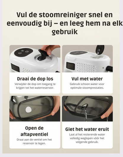 SteamMaster Pro 105°C – Stoomreiniger 3 BAR