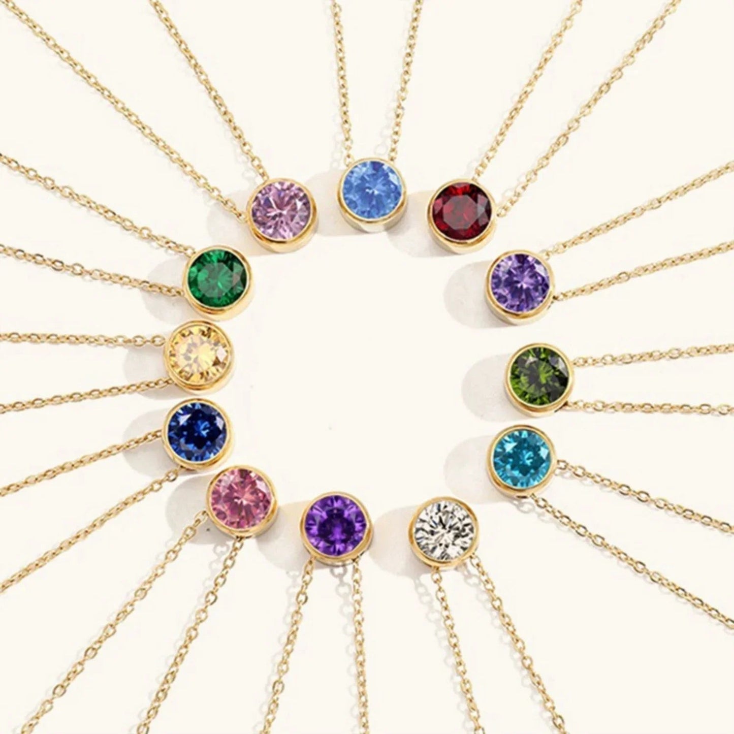 Amelia-ketting met geboortesteen