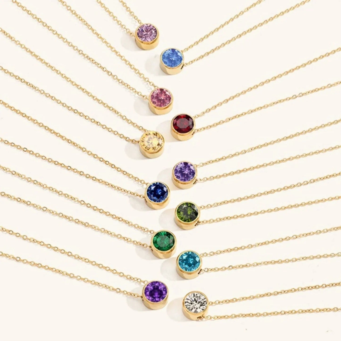 Amelia-ketting met geboortesteen