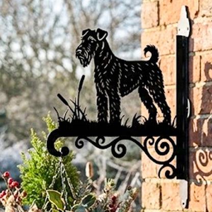 Metalen hangbeugel - Airedale terriër