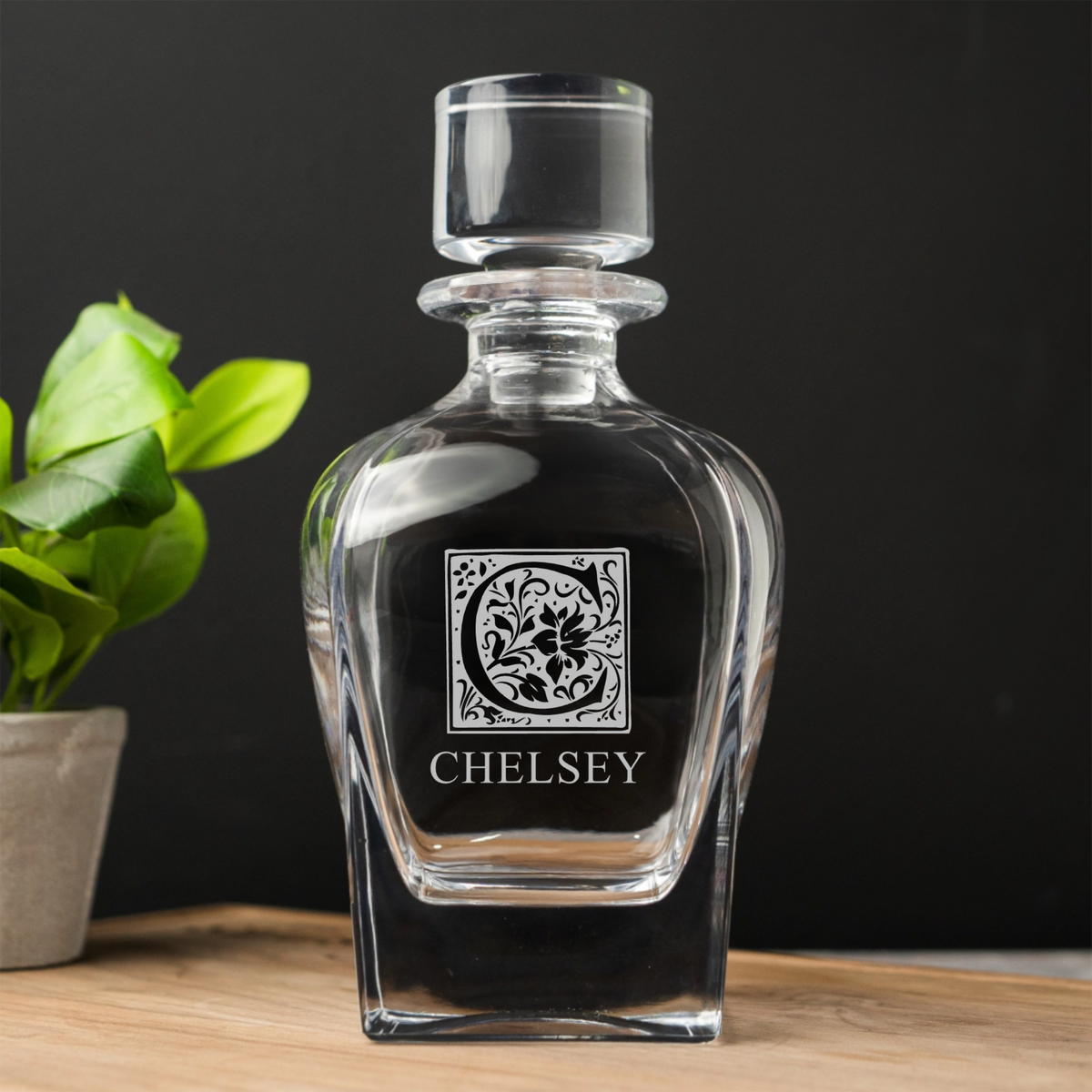 Gepersonaliseerde Tudor-whiskykaraf