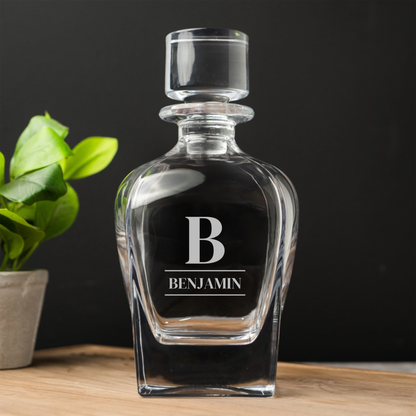 Gepersonaliseerde Tudor-whiskykaraf