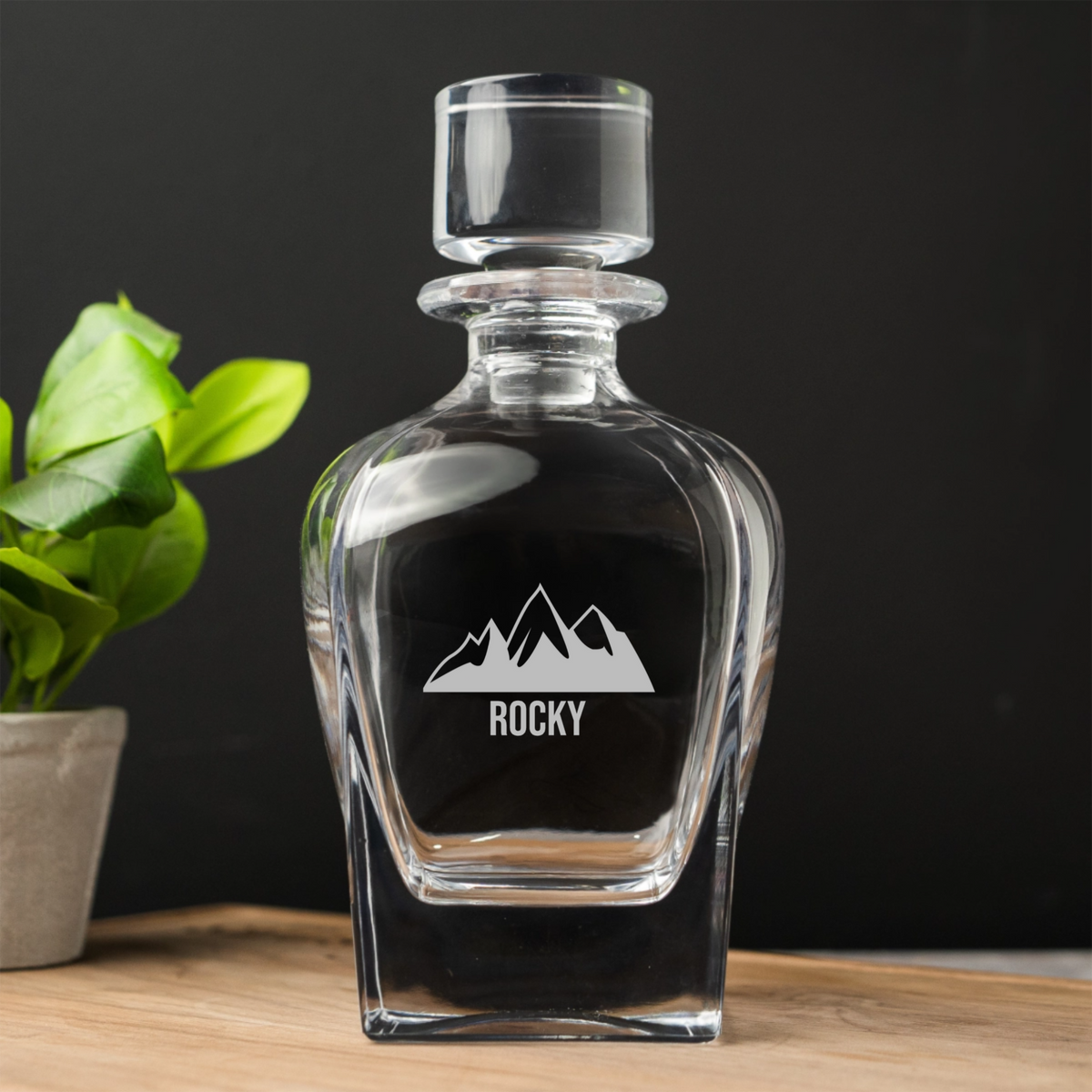 Gepersonaliseerde Tudor-whiskykaraf