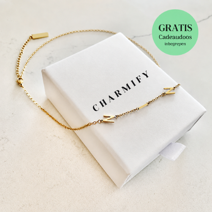 Gepersonaliseerde Charmify-ketting met initiaal