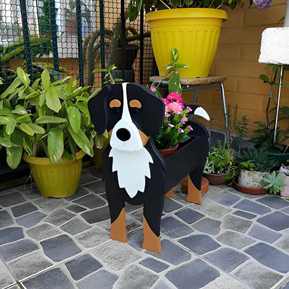 Bloempot - Berner sennenhond