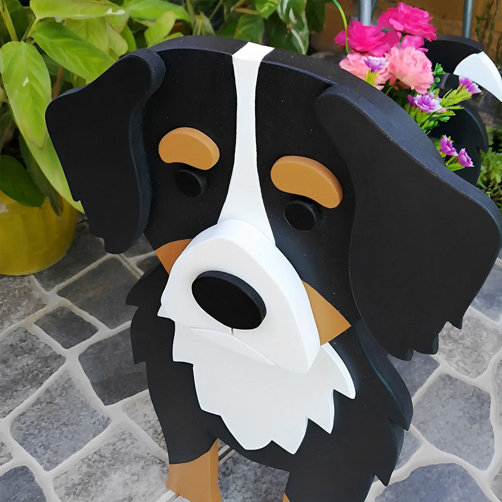 Bloempot - Berner sennenhond