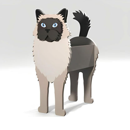 Bloempot - Birmese kat