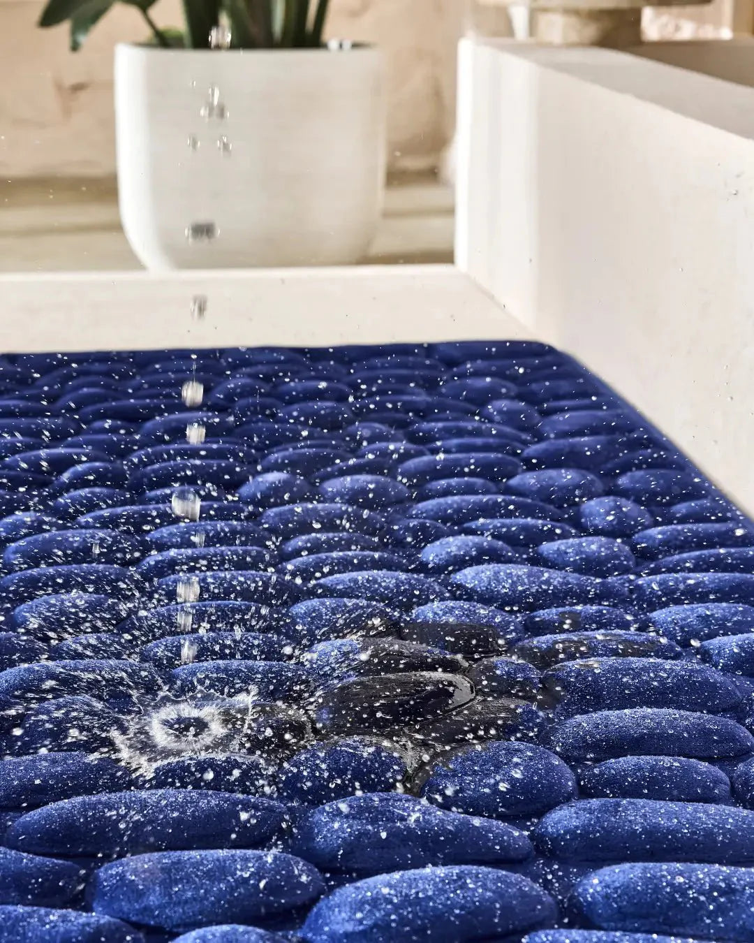 SpaStep | Absorberende badmat met kiezelstructuur