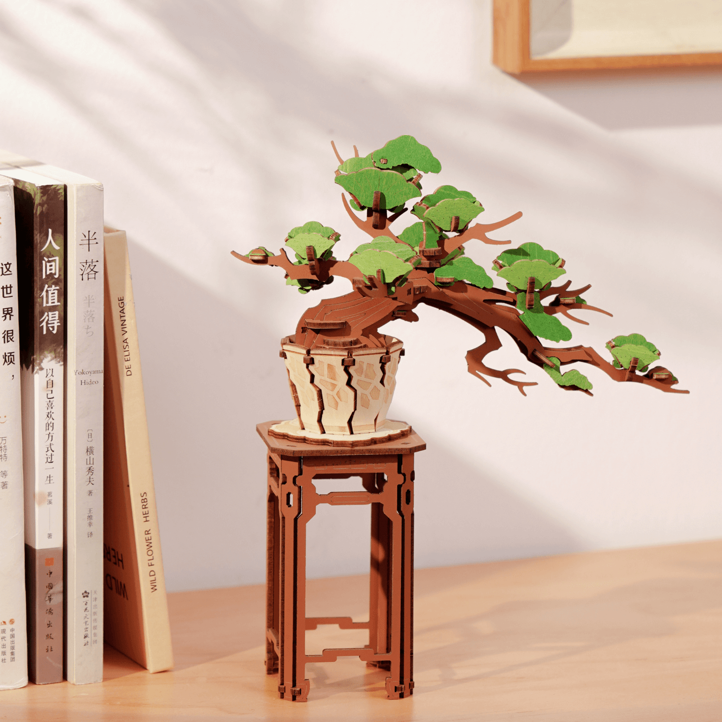 Bonsai Sakura & dennenbomen
