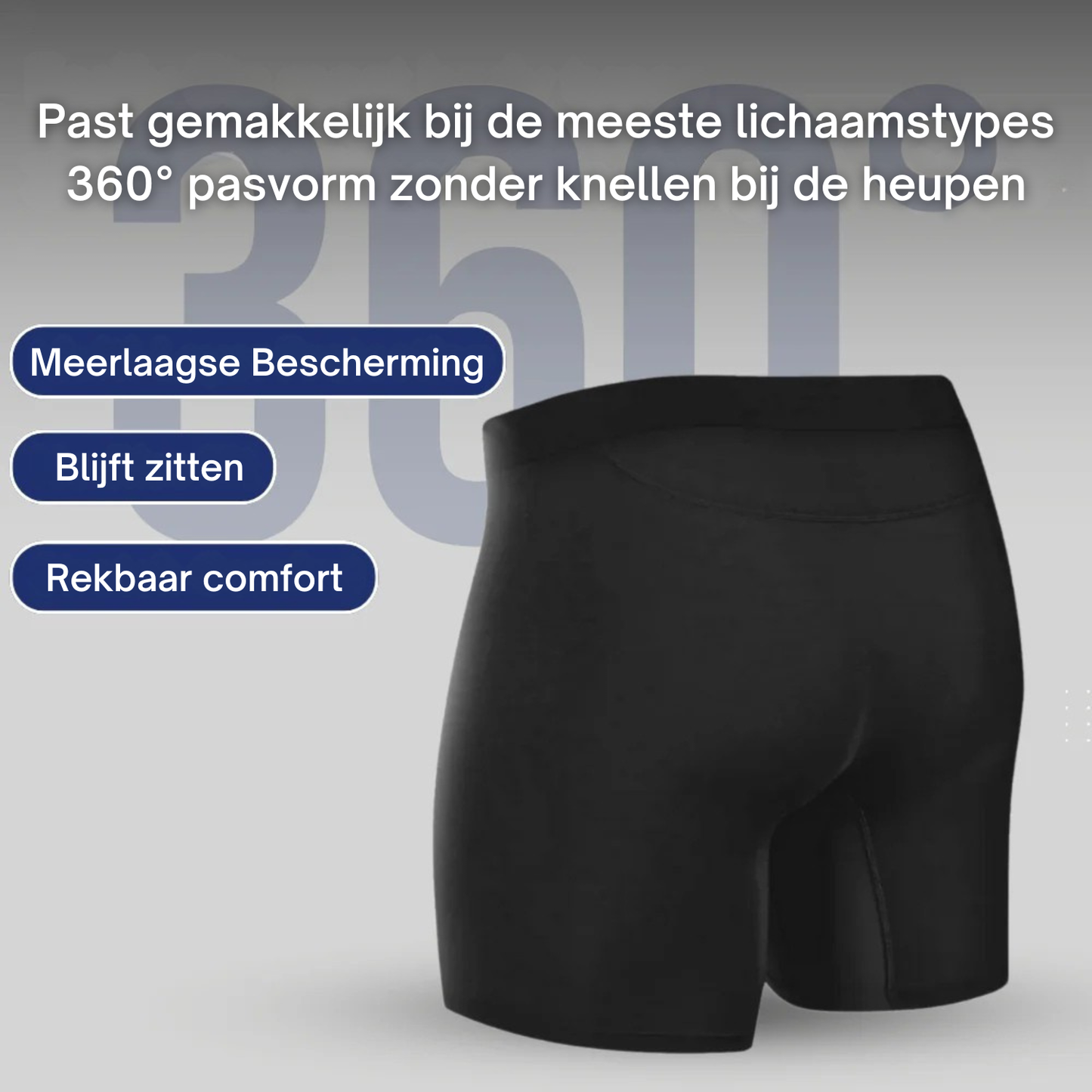 ShieldCore | Wasbare Incontinentie Boxershort voor Mannen