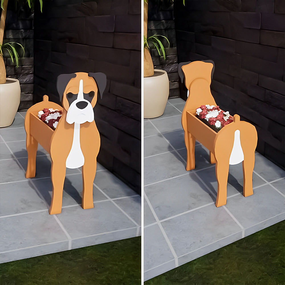 Bloempot - Duitse boxer