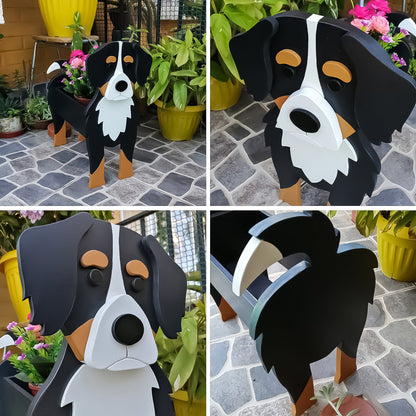 Bloempot - Berner sennenhond