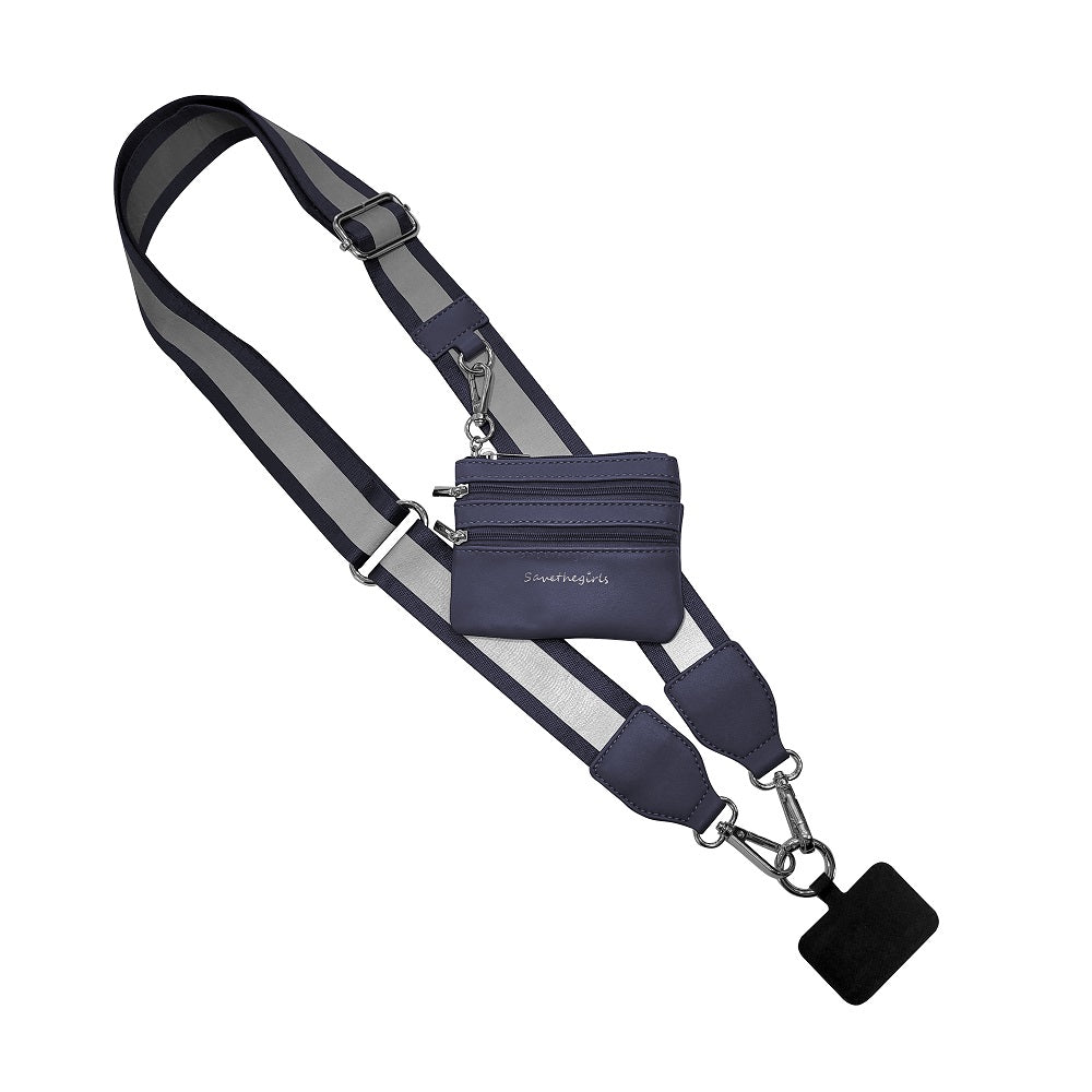Clip & Go-riem met tasje – Reflecterende collectie