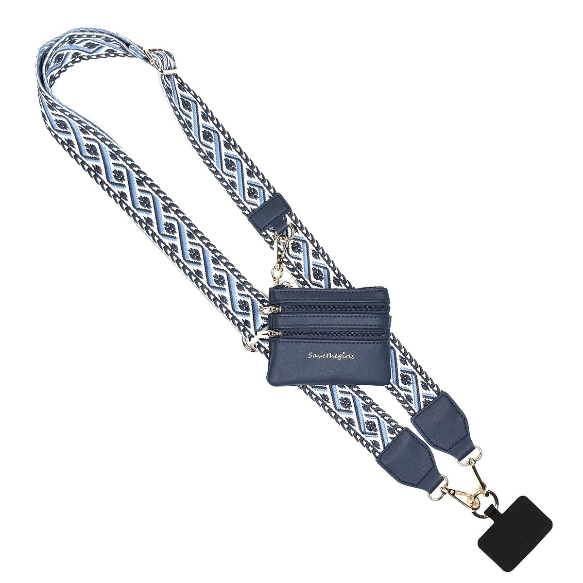 Clip & Go-riem met tasje met rits XOXO