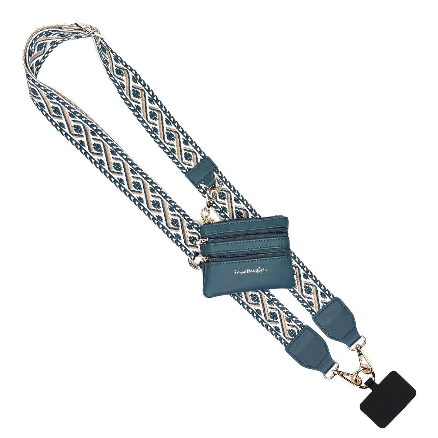 Clip & Go-riem met tasje met rits XOXO