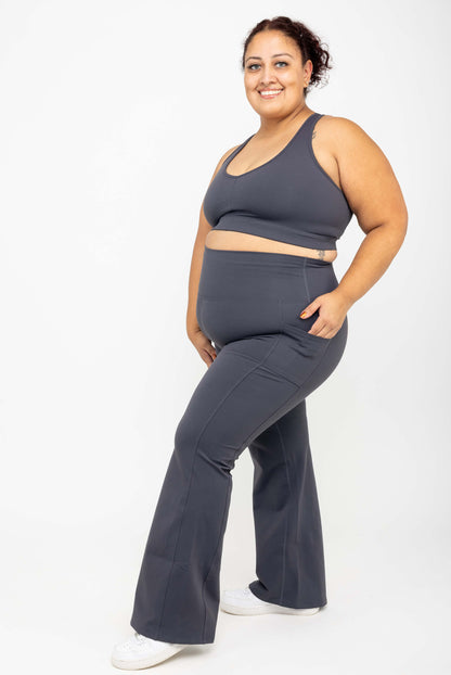 SuperHold Flare-legging - Carbon