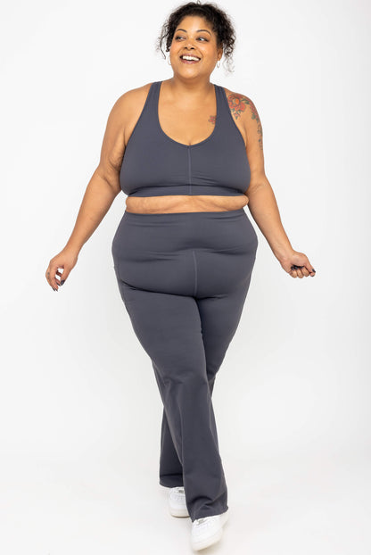 SuperHold-legging met rechte pijpen – Carbon