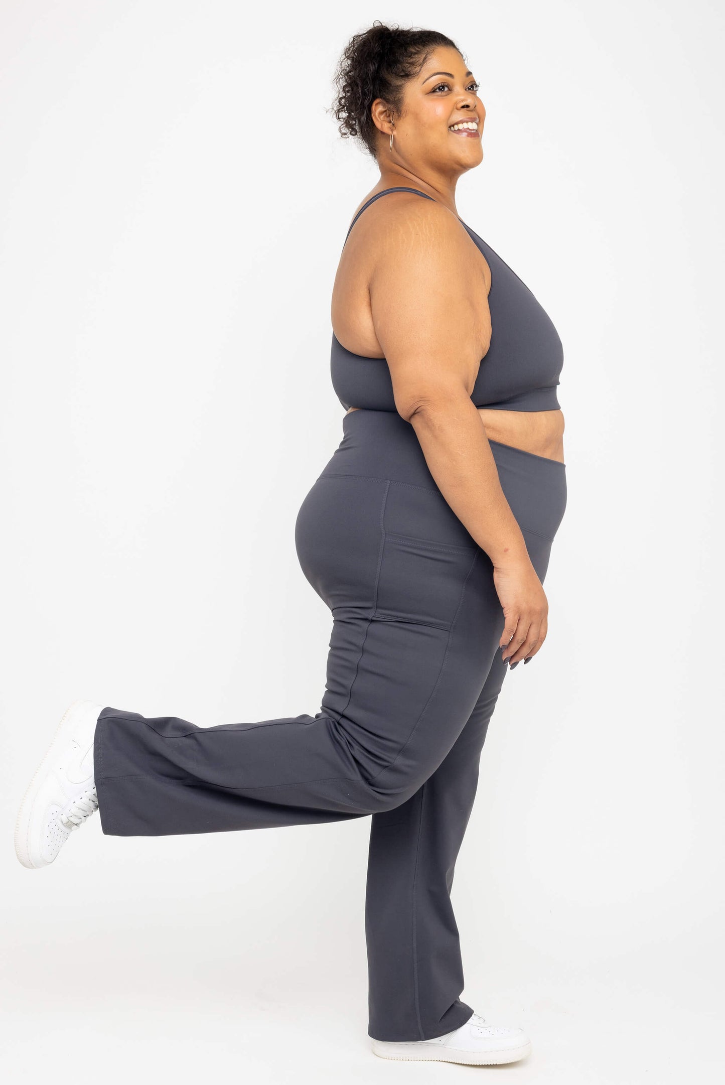 SuperHold-legging met rechte pijpen – Carbon