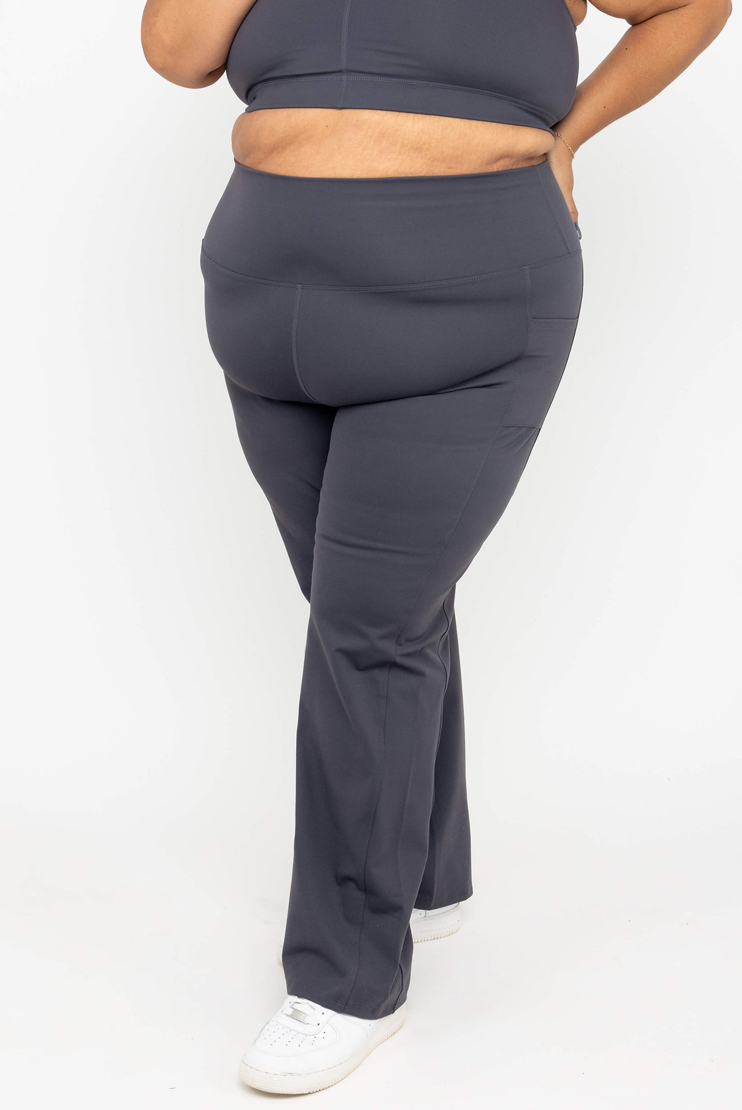 SuperHold-legging met rechte pijpen – Carbon