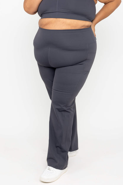 SuperHold-legging met rechte pijpen – Carbon
