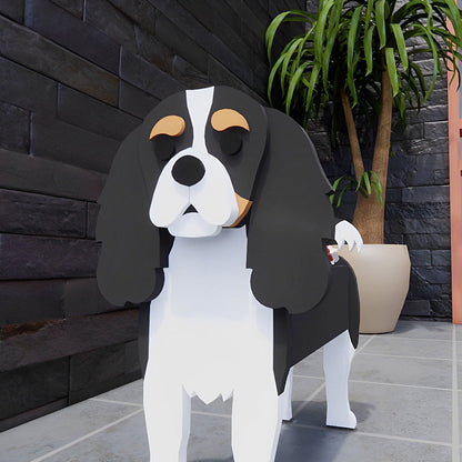 Bloempot - Cavalier king charles-spaniël