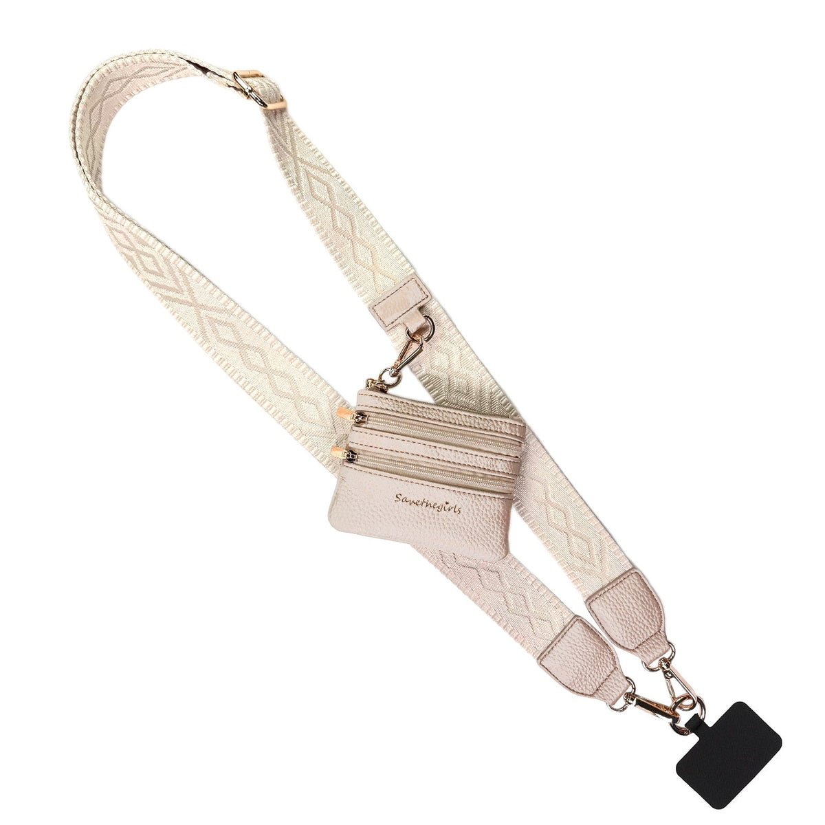 Clip & Go-riem met tasje met ritssluiting – Classic