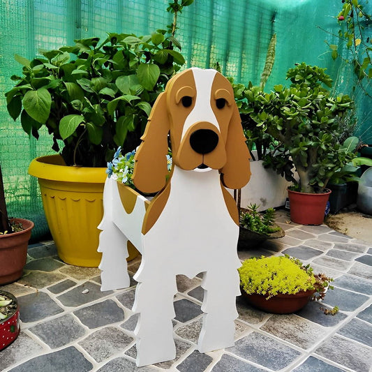 Bloempot - Cocker spaniel