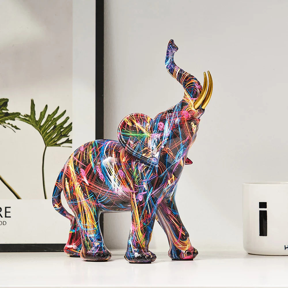 Graffiti Olifant Figurijn