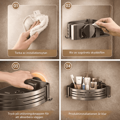 Shelfify | Boorvrij aluminium wandrek