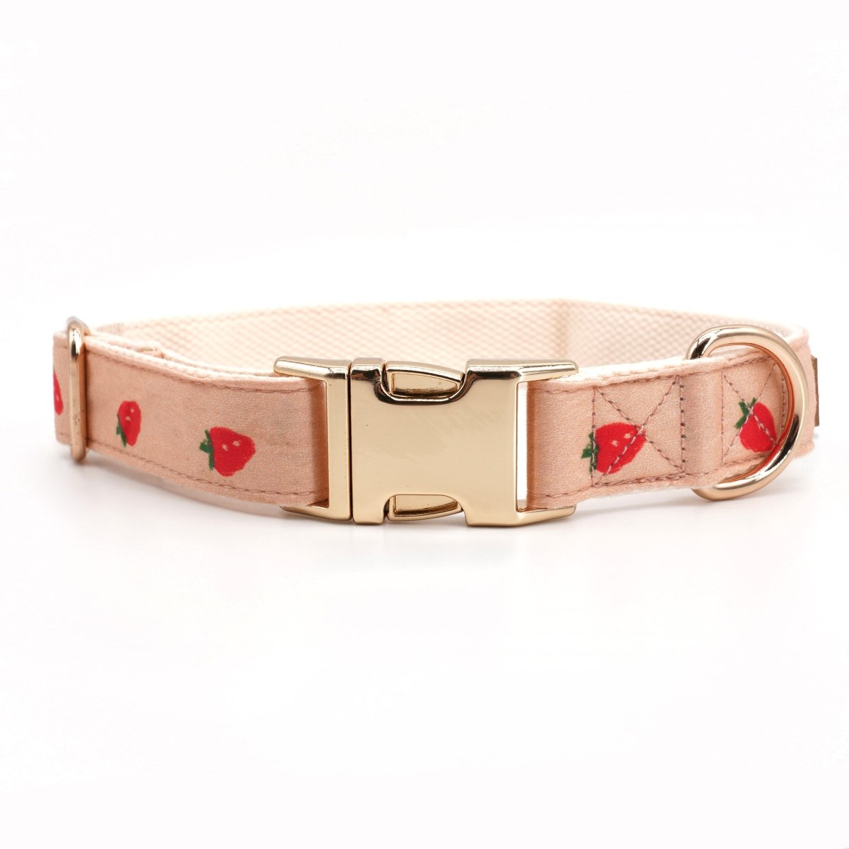 BloomPaws | Verstelbare Hondenhalsband -  Rosie Aardbei