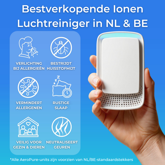 AeroPure ClearAir | Allergenen Luchtreiniger - HEPA Filtratie, Geschikt voor Slaapkamer & Woonkamer
