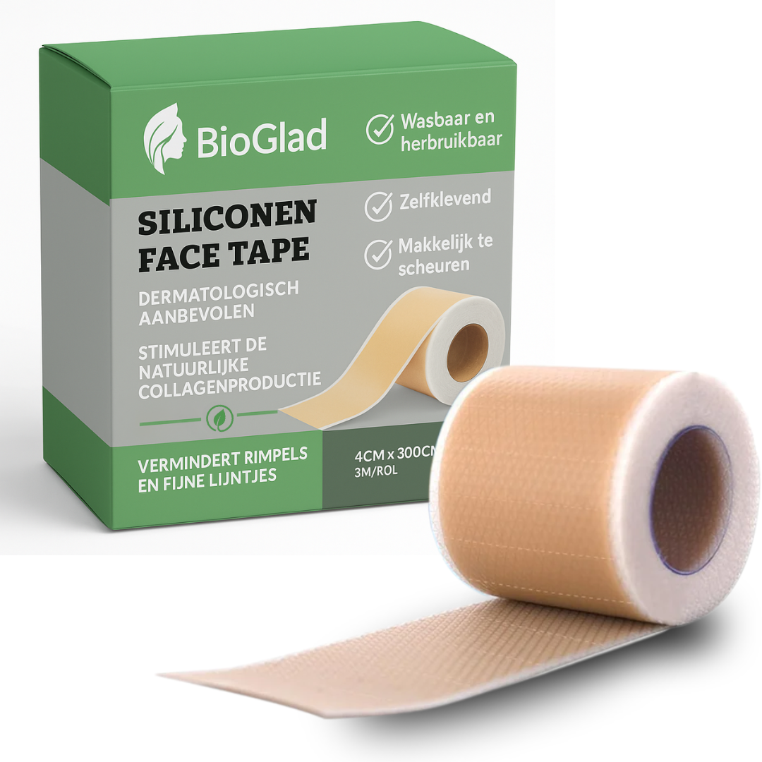 BioGlad | Siliconen Gezichtspatches, Veilig van Rimpels Afkomen