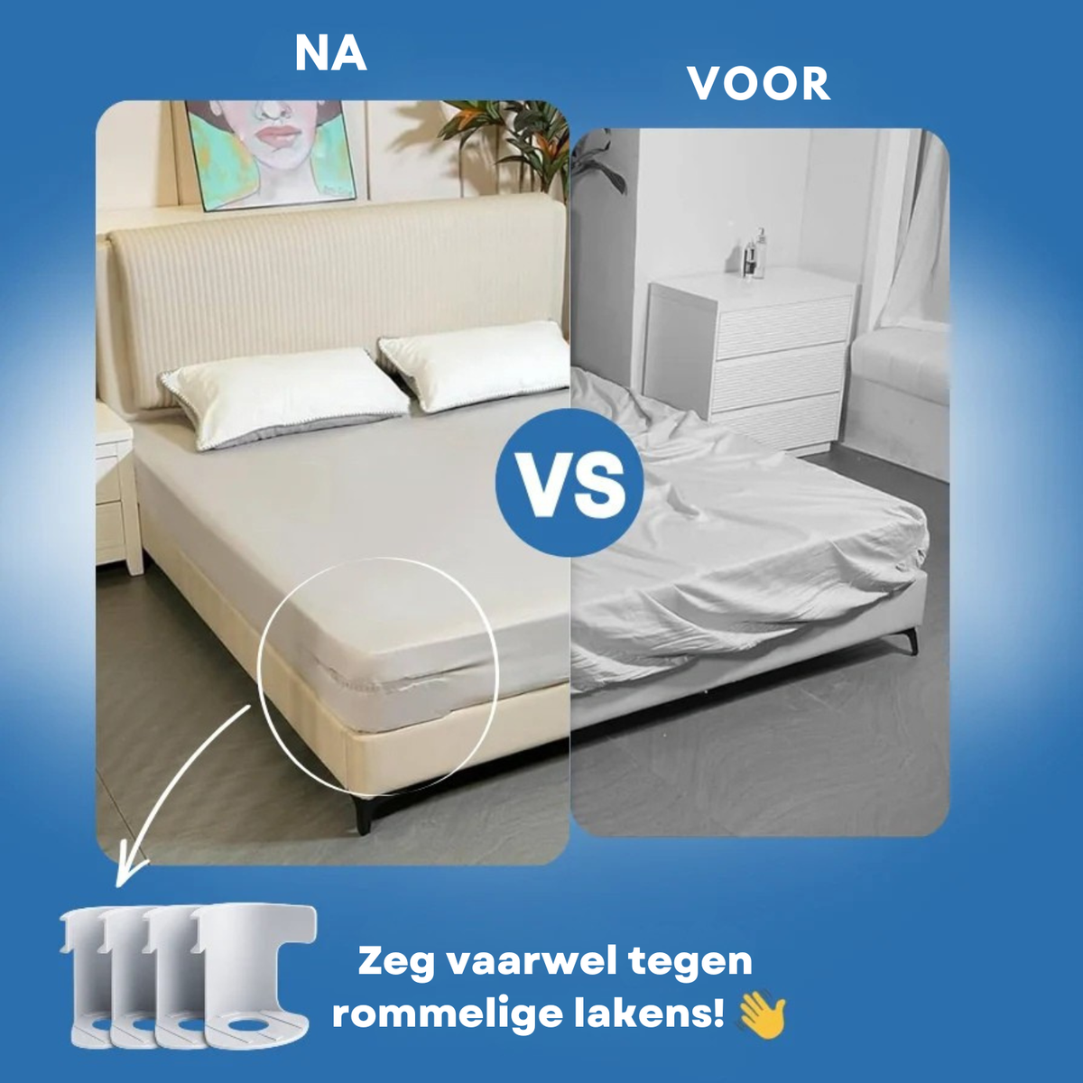 FixSleep | Hoeslaken Klemmen – Houdt Je Hoeslaken Strak & Op Z’n Plek
