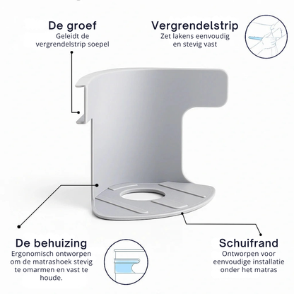 FixSleep | Hoeslaken Klemmen – Houdt Je Hoeslaken Strak & Op Z’n Plek