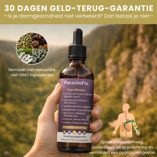 ParasiteFix | Parasietenreiniging met Natuurlijke Kruiden